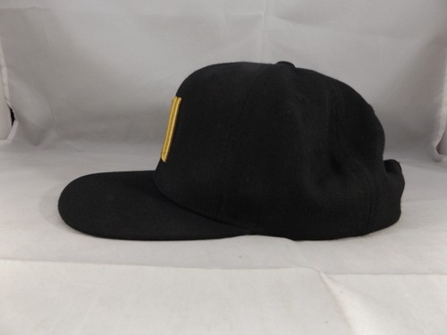 INU Island Ales Oro Negro Yupoong Snapback Billete Plano Mezcla de Lana de Polietileno Sombrero Gorra - Imagen 7 de 15