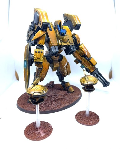 Warhammer 40k Tau Empire Riptide Battle-suit Pro Painted Custom Shield Resin Kit - Bild 1 von 10