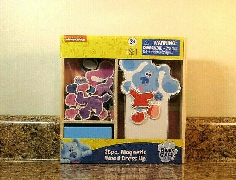 Blue's Clues & You! Magnetic Wooden Dress Up 26 Piece Set Sealed NEW | eBay