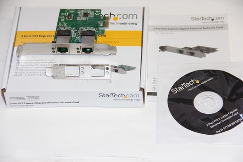 STARTECH.COM ST1000SPEXD4 Dual Port Express Gigabit Ethernet Network Card "NEW" - Picture 3 of 3
