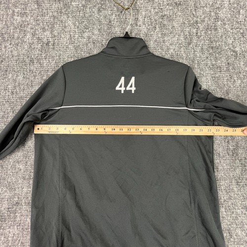 Mount Saint Mary College Jacket Mens Large Black Nike Dri Fit Zip Up Basketball - Picture 7 of 9