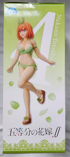 The Quintessential Quintuplets Yotsuba Nakano Swimsuit SEGA Figure Japan NEW - Picture 6 of 10
