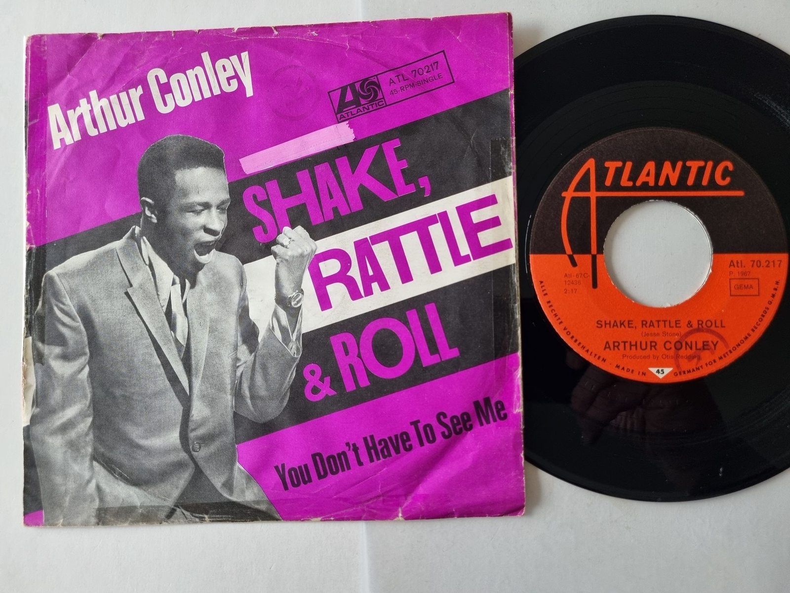 Arthur Conley - Shake, Rattle & Roll 7'' Vinyl Germany