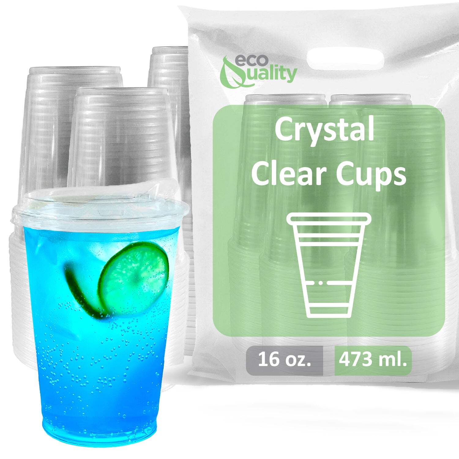 Buy Wholesale China Clear Plastic Cups With Strawless Sip-lids & Disposable Plastic  Cups at USD 0.05