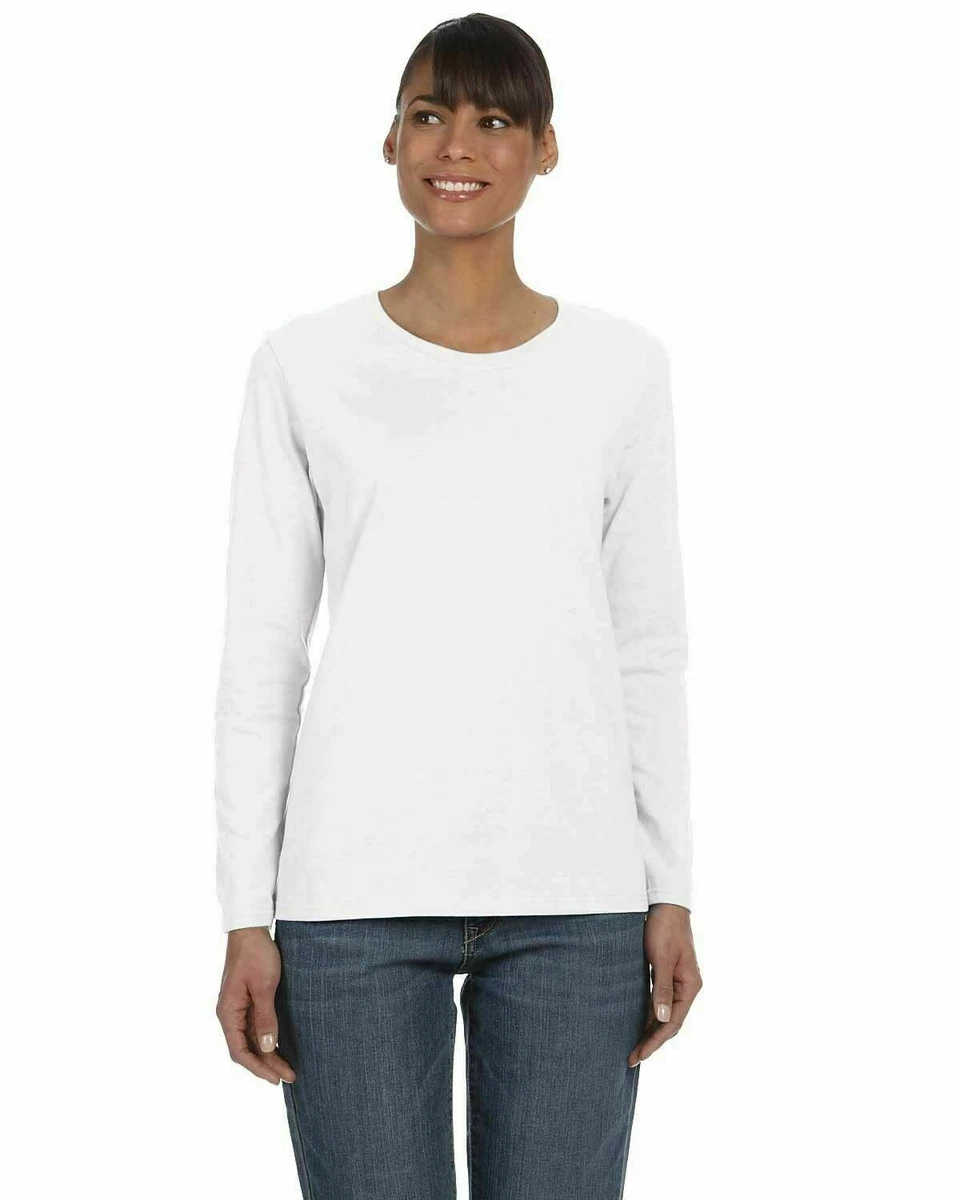 gildan long sleeve women's