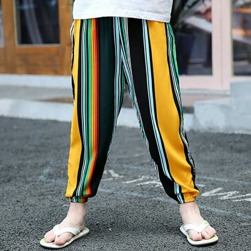 Kids Boys Girls Hippie Harem Pants Sports Slacks Joggers Jogging Trousers Daily - Picture 24 of 42