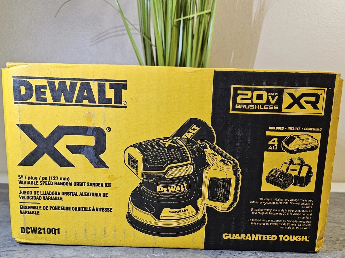 DEWALT 20V MAX XR Brushless 5 In. Random Orbit Cordless Sander