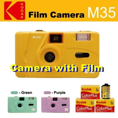 VINTAGE KODAK M35 FILM CAMERA POWER WITH AAA