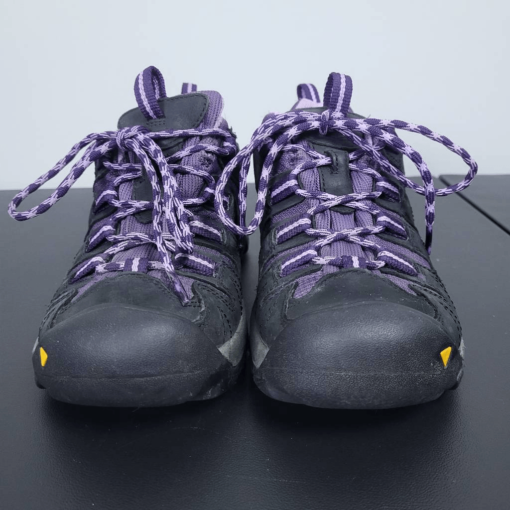 Scarpe da trekking Keen donna Targhee impermeabili nere viola taglia 5 pelle outdoor