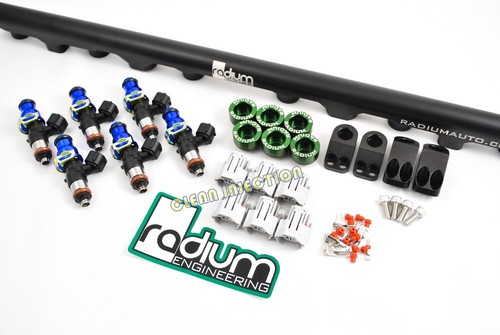 Toyota Soarer Chaser Supra 1JZGTE radium 1jz bosch 2000cc Fuel Rail Injectors - Bild 2 von 7