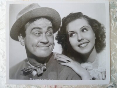 YOU CAN'T TAKE IT WITH YOU 8x10 b/w Press Photo / Ann Miller & Eddie Arnold