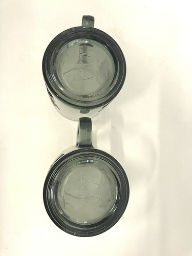 Vintage MacDonalds Hamburglar Hockey Glass Mug EUC Smokey Glass Retro Hamburger - Picture 4 of 7