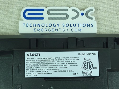 VTECH - ErisTerminal SIP Desktop Phone and Accessories VSP726 NEW OPEN BOX - Picture 4 of 4