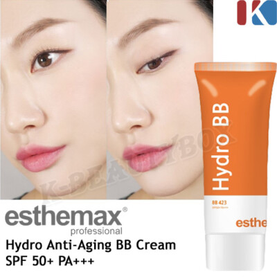 ESTHEMAX Hydro BB Cream SPF50+ PA+++ 50ml #Beige Anti Aging Natural Cover BB