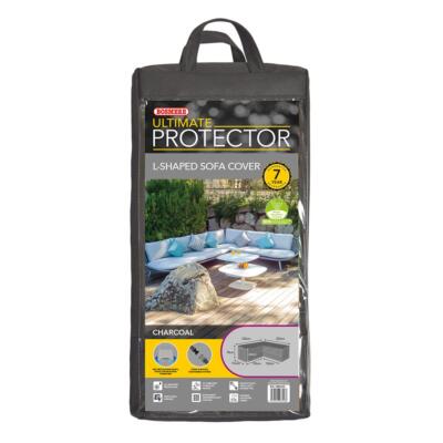 Bosmere Ultimate Protector Robuster Modularer L-förmiger Sofabezug Anthrazit