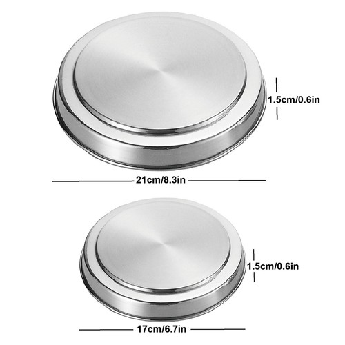 Electric Stove Burner Covers Rustproof Stainless Steel Kitchen Round Oven Cover - Picture 2 of 8