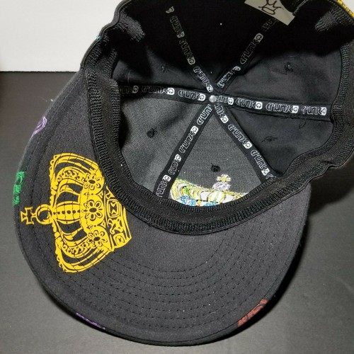 CRUNK Kappe schwarz mit Kronen mehrfarbig 7,5" quer nicht verstellbar OSFM Stretch - Bild 8 von 12