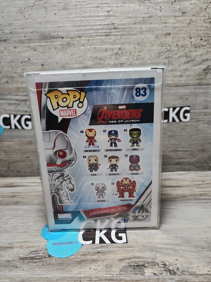 Funko Pop! Marvel Avengers Age of Ultron Grinning Ultron #83 2015 exclusivo de SDCC Foto 4 de 4