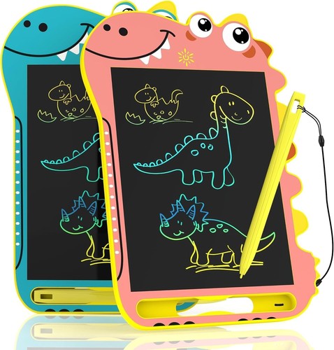 2 Pack LCD Writing Tablet for Kids – 8.5'' Dinosaur Doodle Pad, Gift for 3-7 - 第 1/6 張圖片