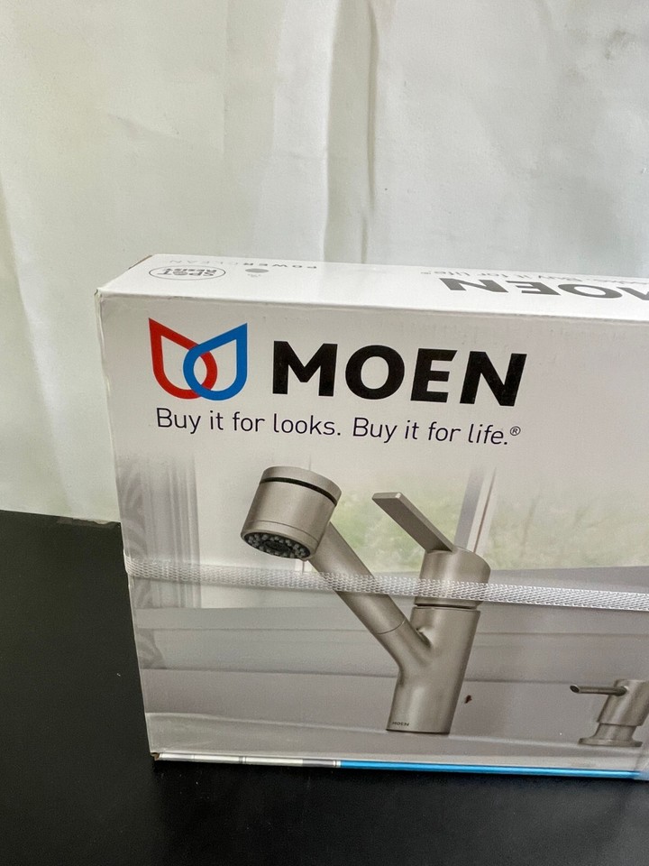 Moen Sombra 87701SRS Stainless Steel One Handle Pullout Kitchen Faucet