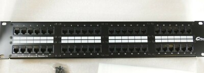 Cat5e RJ45 to Telco DCC4888/25V01 SMP 48 Port Patch Panel - NEW IN BOX