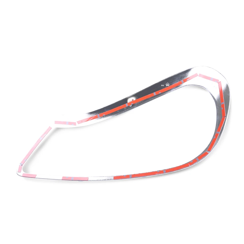 Juego de embellecedores de faros delanteros cromados para Porsche Cayenne 957 07-10 Foto 4 de 4