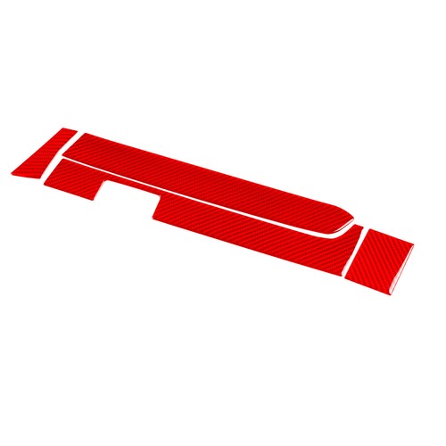 Red Carbon Fiber Interior Passenger Dashboard Cover Trim For Tacoma 2015-2022 - Imagen 8 de 9