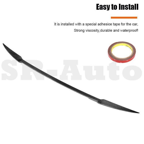 Carbon Fiber Rear Trunk Spoiler Wing For Maserati Quattroporte S Q4 Sedan 13-17 - Picture 9 of 11