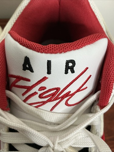 Talla 9- Nike Air Flight 89 Ron Harper Blanco Rojo Fuego - Imagen 7 de 9