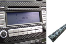 Blende Design Folie Set in Camouflage Matrix Premium Innenraum Zierleisten Dekor