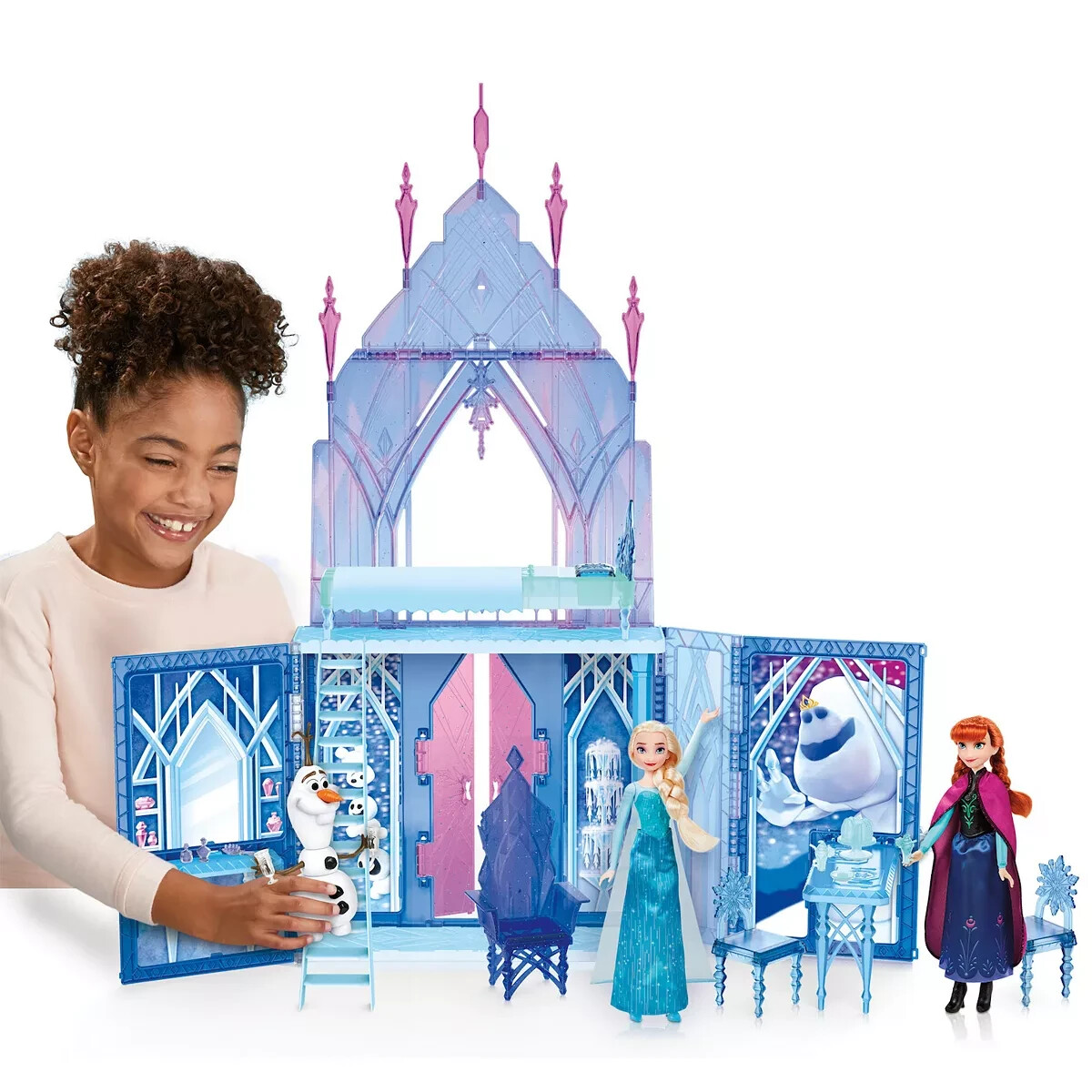 Frozen Disney Elsa Fold and Go Ice Palace, Castle Playset Brand