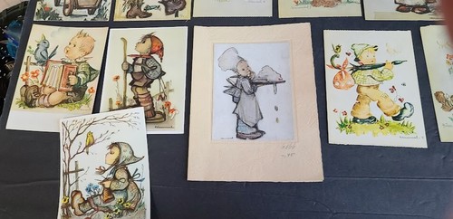 Postcard Lot Some Framed Goebel Hummel Vintage Collection - Picture 7 of 9