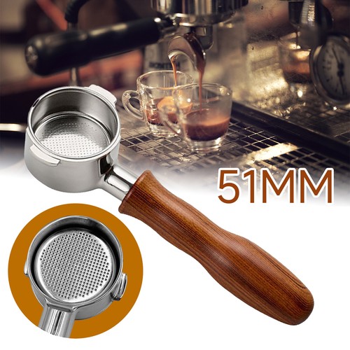 Bottomless Portafilter 51mm for 2 Ears Delonghi Coffee Machines