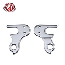 BICYCLE ALLOY REAR DERAILLEUR MESH FRAME HANGER GEAR TAIL HOOK A-HG027 SILVER.