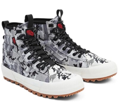 VANS Sk8 Hi Goretex MTE Shoes Camo Defcon Boots Size Arctic Camo Cloud 