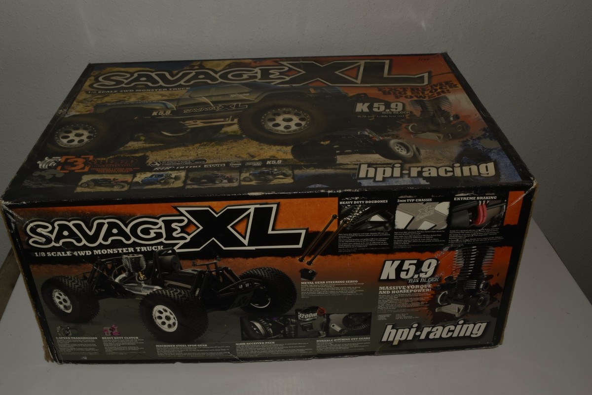 HPI RACING SAVAGE XL 1/8 SCALE 4WD MONSTER TRUCK - K5.9 HPI RACING SAVAGE XL 1/8 SCALE 4WD MONSTER TRUCK - K5.9