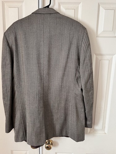 Polo Ralph Lauren giacca tuta 46 R grigio lana Glen plaid lusso designer Bedford - Foto 6 di 8