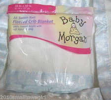 Vintage (Original) Baby Morgan "It's a Boy" Crib Blanket