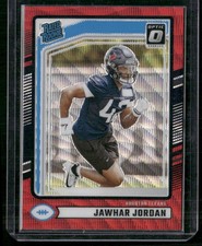 2024 Donruss #390 Jawhar Jordan Optic Rated Rookies Preview Red Wave