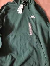 Adidas Men's Essential Fleece Hoodie Feelcozy Sweatshirt Green IL3295