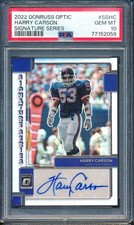 2022 Donruss Optic Signature Series #SSHC: HARRY CARSON Auto ~ PSA 10