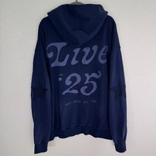 Beyonce Cowboy Carter Tour Hoodie XXL Concert Merch 16 Carriages CCT 2025 Blue