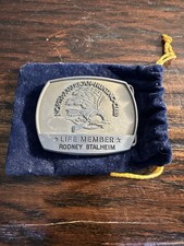 North American Hunting Club Life Member Belt Buckle