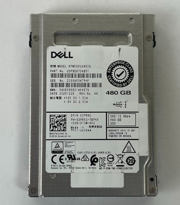 Dell 3PR5C 480GB 12Gb/s SAS 2.5'' Enterprise SSD KPM5XVUG480G Kioxia