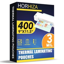 400 Pack 3 Mil Laminating Sheets, Holds 8.5 x 11 Inch Sheets,9 x 11.5 Inches ...