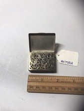 1800&rsquo;s Silver Tone Vinaigrette Monogrammed DC