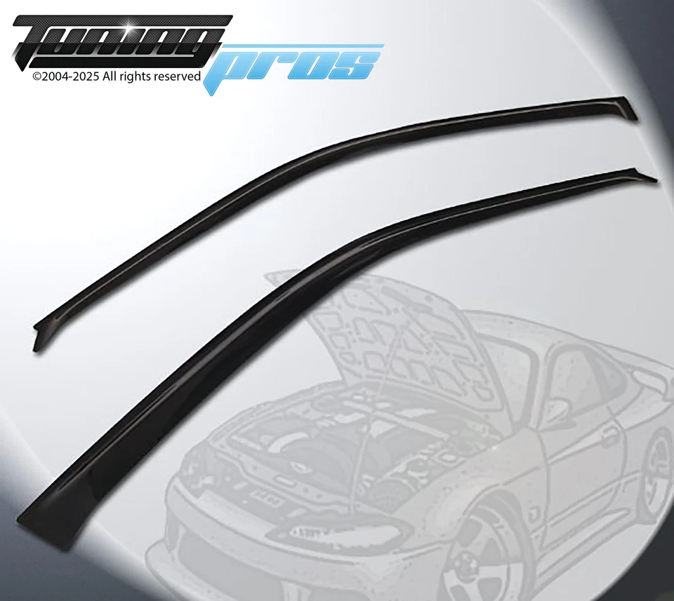 Chevrolet Silverado 1500 2500 1999-2006 Verlängerte Cab 2pc Windabweiser Visiere - Imagen 2 de 4