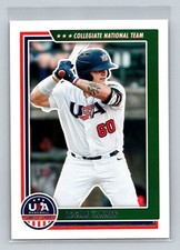 2022 Panini Stars & Stripes USA Baseball #33 Logan Tanner