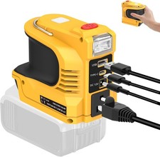 220W Power Inverter For Dewalt Battery DC 20V To AC 120V Generator Camping