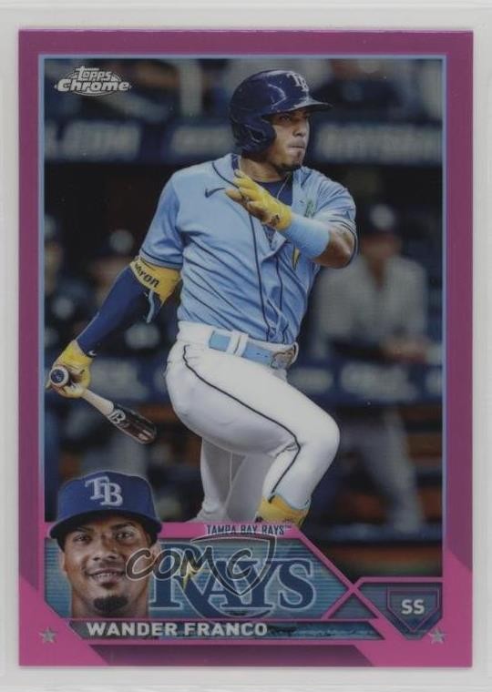 2023 Topps Chrome Pink Refractor Wander Franco #71